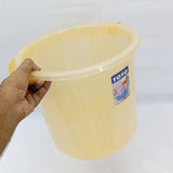 Toyo Transparent 10L Plastic Bathing Balti ( Random Colors Will Be Sent )