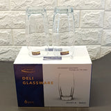 Delisoga Y3101-4 Premium Premium 265ml 6pcs Glass Set