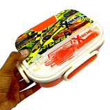Pro Stainless Steel Insulated 2 Grid Lunch Box (Random Characters Will be Sent)