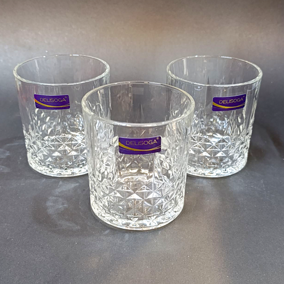 Delisoga DSKB028-2 Pack Of 6pcs 340ml Glass Tumbler Set