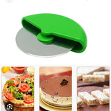 Stainless Steel Round Shape Small Size Pizza Cutter Tool