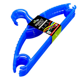New Design Pack Of 6pcs Plastic Large Size Cloth Hangers ( Random Colors Will be Sent)