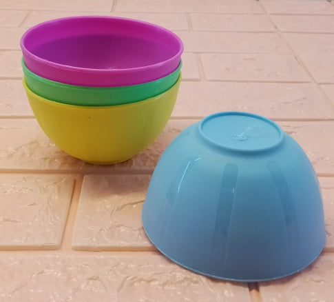 Pack of 4pcs Small Size MULTI-COLOR Kid's Plastic Piyali
