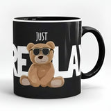 Just RELAX Printed High Quality Premium Ceramic 250ml Mug