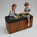 2-In-1 Storage Ottoman Box