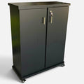 Movable Wheels Storage Cupboard Rack With Removable Adjustable Shelves