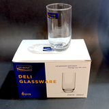 Delisoga J1010 Pack Of 6pcs 300ml Glass Tumbler Set