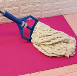 Moosi Stainless Steel Regular Use Floor Cotton Mop (Random Color Will Be Sent)
