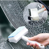 Mini 2-in-1 Glass & Car Cleaning Wiper With Foam Sponge (Random Colors Will be sent)