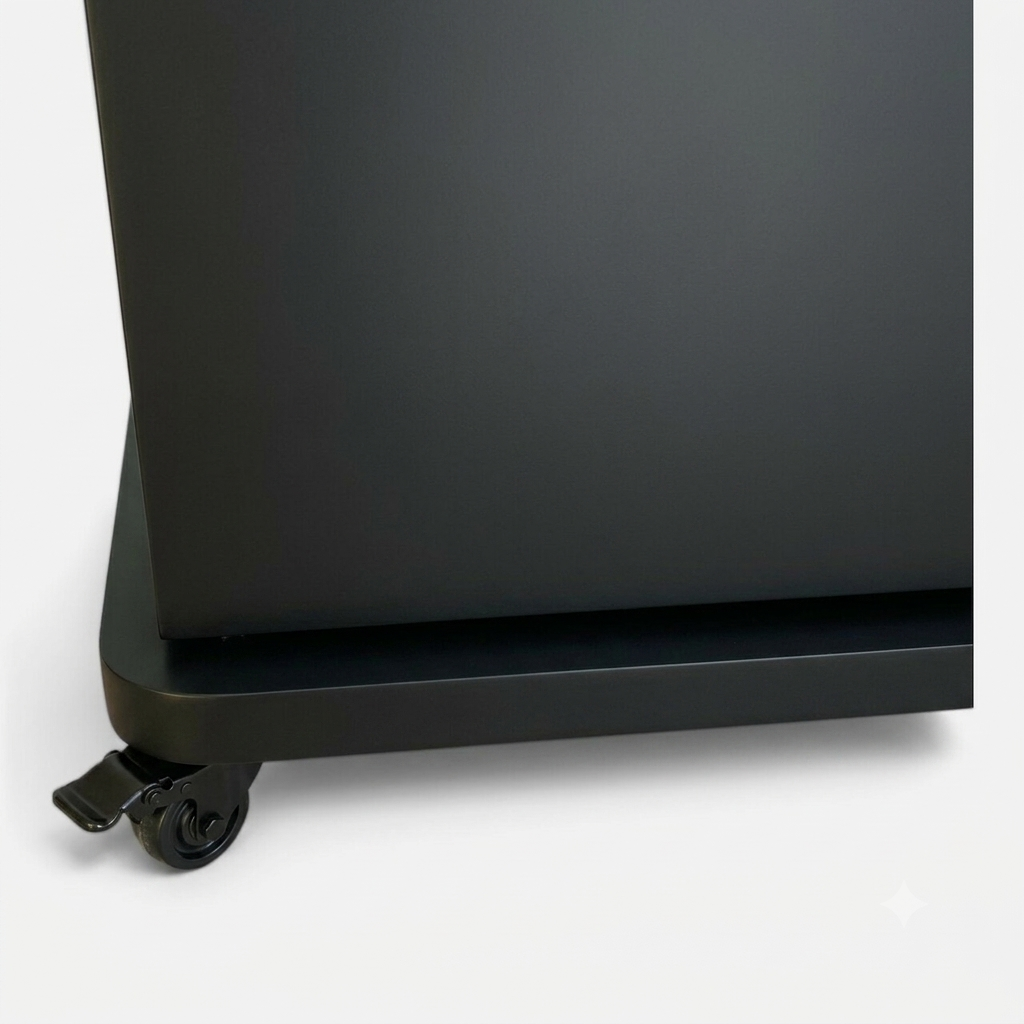 Movable Wheels Storage Cupboard Rack With Removable Adjustable Shelves