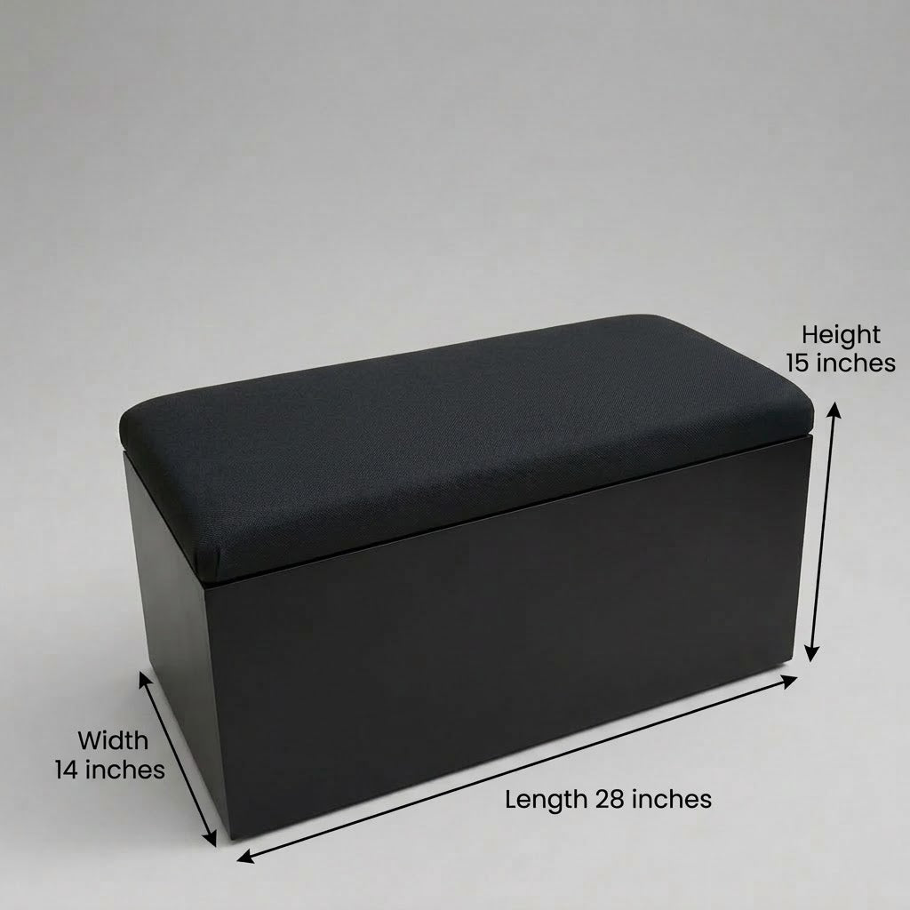 2-In-1 Storage Ottoman Box