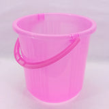 Toyo Transparent 20L Plastic Bathing Balti Bucket ( Random Colors Will Be Sent )