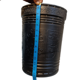 Black Coloured Medium-Size Plastic Dustbin(No-3)