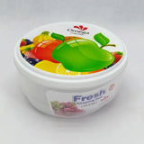 Fresh Pack of 3pcs medium Size Air-Tight Transparent Plastic Round Storage Bowl Set