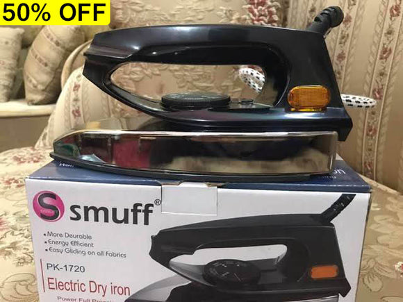 Smuff PK-1720 Deluxe Dry Iron ( 2 Years Brand Warranty)