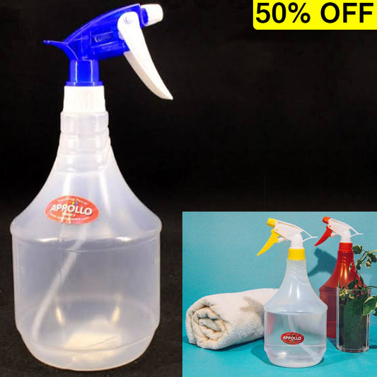 Apollo Plastic Spray Shower Bottle ( Random Colors )