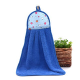 Hanging Cotton Kitchen Water Absorbing Hand Cleaning Towel ( Random Colors )