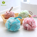 Shower Body Cleaning Soft Mesh Pouf (Random Color)