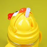 Chicken Baby Plastic 300ml Bottle With Nipple Straw