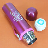 Stainless Steel 500ml Water Bottle (Random colors will be Sent)