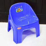 Appollo Kids' Plastic Chubby Chair ( Random Colors Will Be Sent)