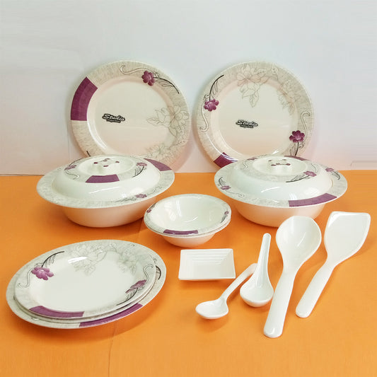 Studio Spin 72pcs Melamine Dinner Set ( 8-Person Serving )