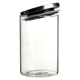 Delisoga 1400ml Large Size Glass Jar With Steel Top Air-Tight Cap