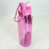 Beli Flex Dual Nozzle 650ml Transparent Plastic Water Bottle ( Random Colors Will Be Sent)