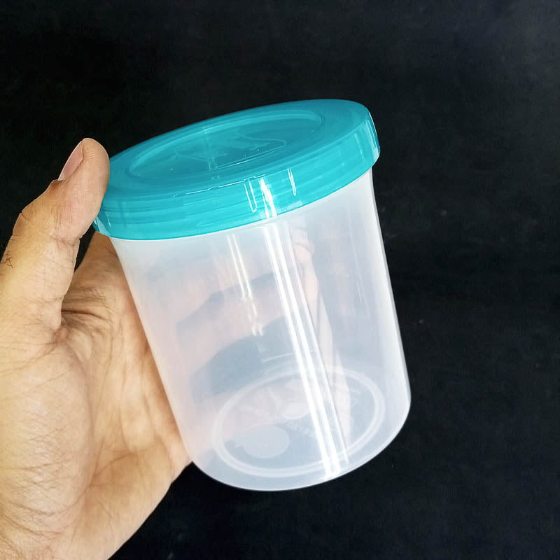 Appollo Pack Of 3pcs Medium & Small Size Plastic Heavy-Duty Food Jar Set ( Random Colors )