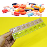 2-Week Plastic Medicine Pill Organizer Storage Box ( 14 Days Partitions )