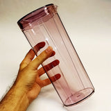 Appollo Fashion 1.2-Litres Plastic Acrylic Transparent Water Bottle ( Random Colors )