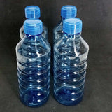 Surprise Pack Of 4pcs Plastic 1-Litre Fridge Water Bottle ( Random Colors )