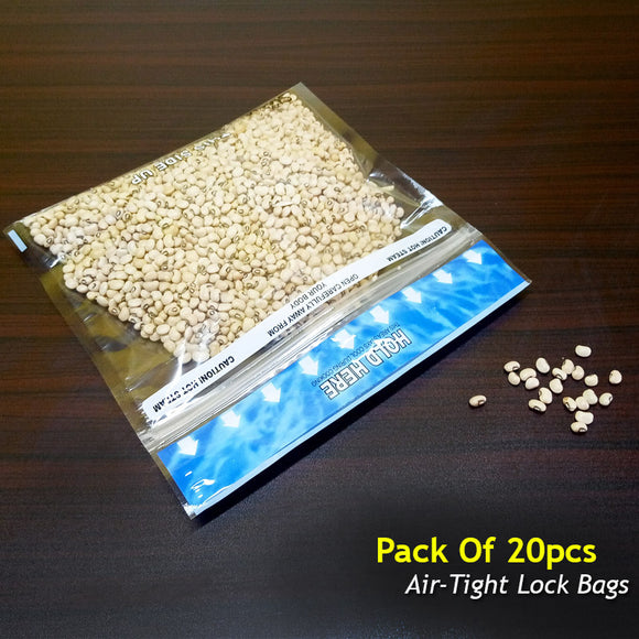 Lake-land Pack Of 20pcs Disposable Plastic 8 X 10 inches Airtight Food Storage Bag