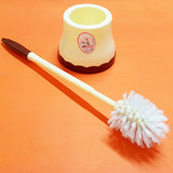 Toilet Cleaning Brush With Stand (Random Colors Will be sent)