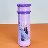 Bright Cool Tower Kid's Plastic 650ml School Water Cooler & Thermos With Straw (Random Colors Will Be Send)