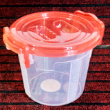 Appollo Medium Size Handy Plastic Container With Side Locks ( Random Colors )