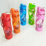 Beli Double Mouth Dual Nozzle 650ml Transparent Plastic Water Bottle