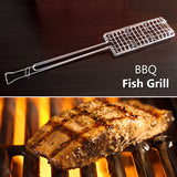 BBQ Barbecue Metal Fish Grill