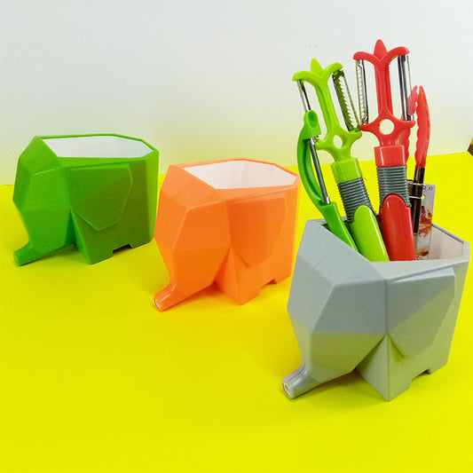Multi-Purpose Elephant Design Small Size Kitchen & Toilet Sink Drain Caddy