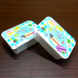 Pack Of 2pcs Medium-Size Air-Tight Printed Bowl Set (Random Colors)
