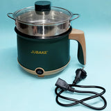 Jubake 18cm Stainless Steel Non-Stick 600-watts Multi-Purpose Steamer Cooker Pot