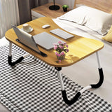 Brown Color Multi-Purpose Wooden Foldable Laptop Desk Table