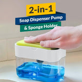 Push-Out Press Liquid & Sponge Kitchen Automatic Soap Dispenser Pump