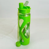 Beli Double Mouth Dual Nozzle 650ml Transparent Plastic Water Bottle