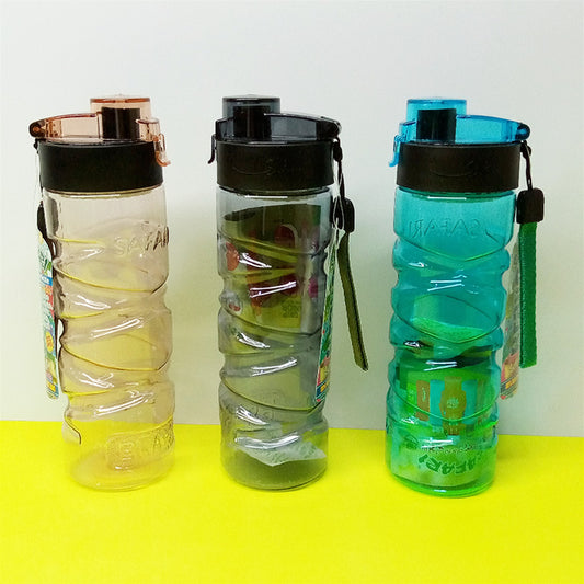 Safari 500ml Transparent Plastic Water Bottle