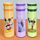 Bright Cool Tower Kid's Plastic 650ml School Water Cooler & Thermos With Straw (Random Colors Will Be Send)