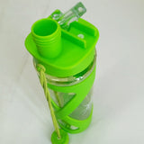 Beli Double Mouth Dual Nozzle 650ml Transparent Plastic Water Bottle