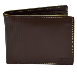 Dark Bown Leather Wallet For Men
