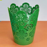 Flower Shape Medium Size Plastic Dust Bin