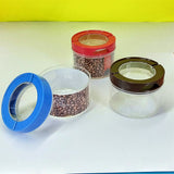 Appollo 580ml Transparent Plastic Air Tight Storage Jar With Top Lock